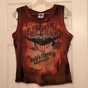 Harley Davidson retro tank